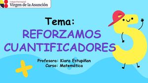 Clase 9 Reforzamos Cuantificadores