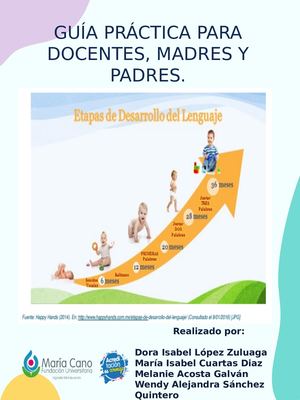 Cartilla Adquisición Del Lenguaje