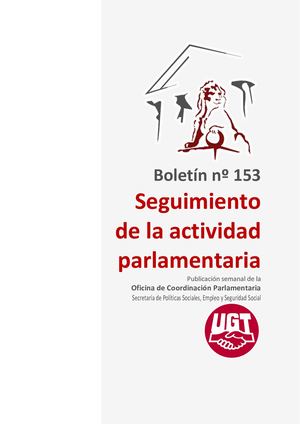 Boletín Actividad Parlamentaria nº 153