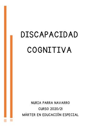 Discapacidad Cognitiva