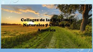 Regiones Naturales De America