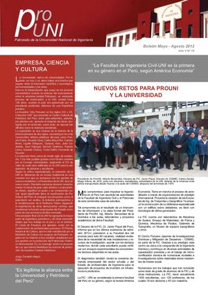 BOLETÍN N° 18 - MAYO - AGOSTO 2012