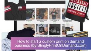 How to start a custom print on demand business (by SlinglyPrintOnDemand.com)