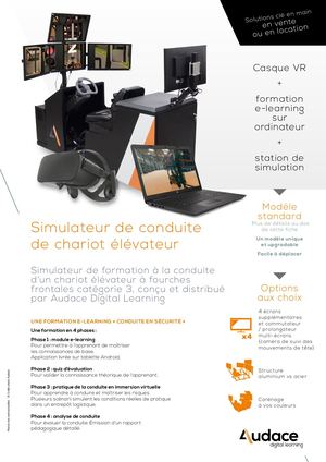 Fiche simulateur - Chariot élévateur