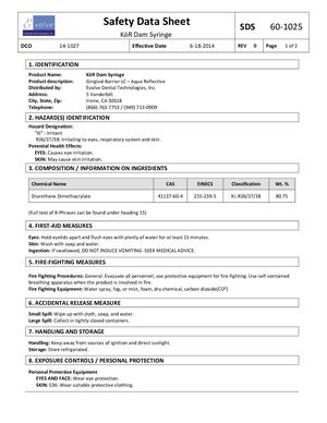 KöR Dam Syringe SDS