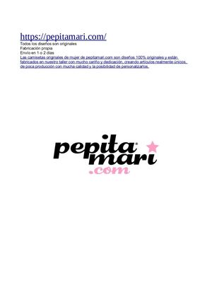 Pepita Mari camisetas