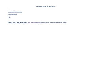 Jimena Sofía Gamarra Alvarado ÁLbum Identidad Cultural