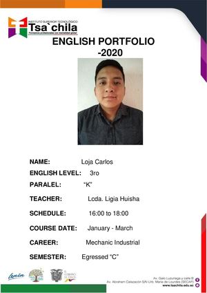 Portafolio Loja Carlos