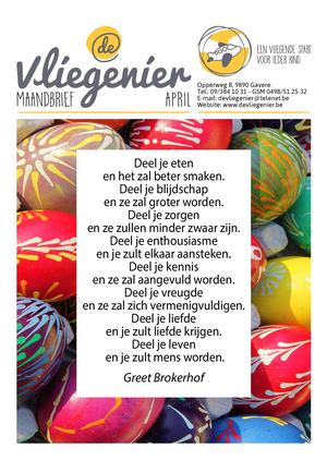 Maandbrief april 2021