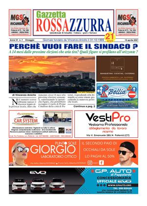 Gazzetta Rossazzurra Anno Vi N 7 Del 10 4 2021