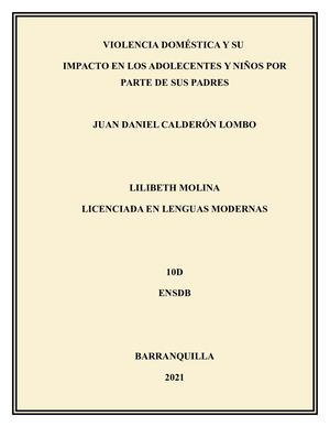 Violencia Doméstica Juan Calderon