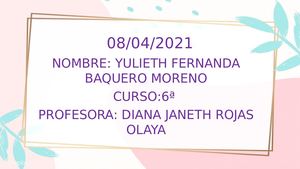 Trabajo De Comprension Lectora