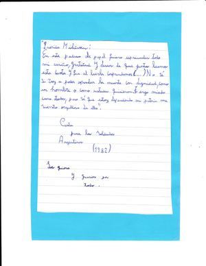 Cartas a los Soldados de Malvinas