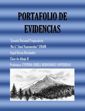 Portafolio De Dibujo de evidencias