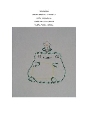 Tecnologia Dibujo Libre Con Codigo Ascii