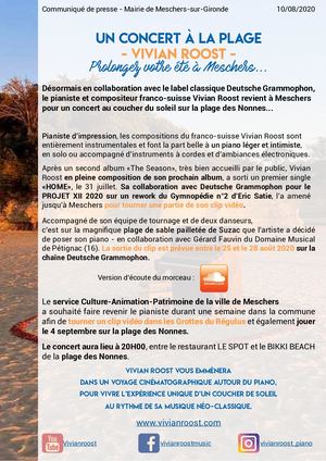 Communiqué de presse concert Meschers