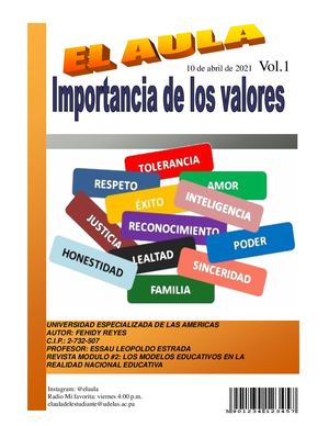 Revista Sobre La Importancia De Los Valores (1)