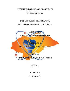 Cultura Organizacional de Google