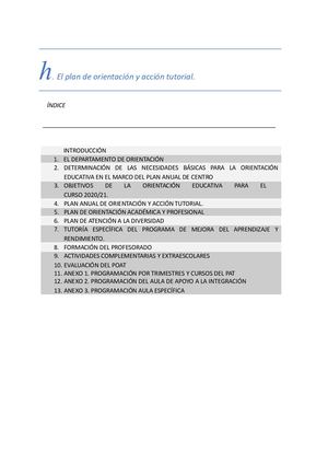 h) PROYECTO EDUCATIVO IES IPAGRO