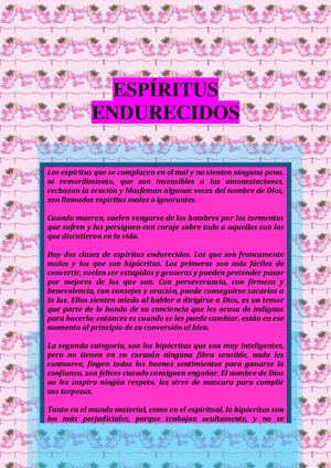 Espíritu Endurecidos Mercedes Cruz