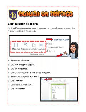 Realiza Un Tríptico 6to grado