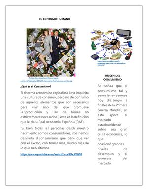 El Consumo Humano Para Revista Calameo