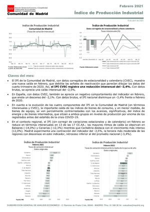 Nota Ipi Febrero 2021 Comunidad De Madrid