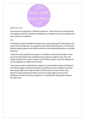 Magazine Synopsis And Logo