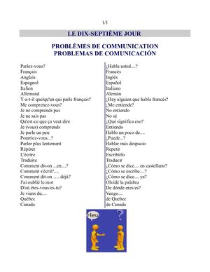 Le Dix Septième Jour