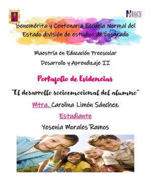 DESARROLLO Y APRENDIZAJE II