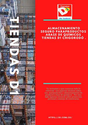 Cartilla De Almacenamiento