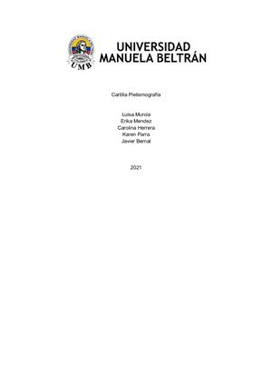 Cartilla Pletismografía