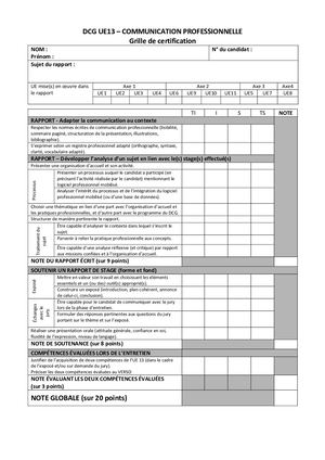 Grille Ue 13 A Compter Session 2020 Vf