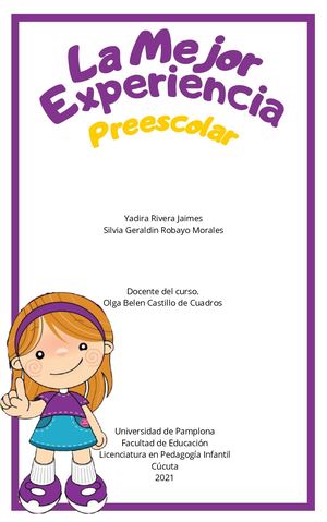 Mini Cartilla Preescolar