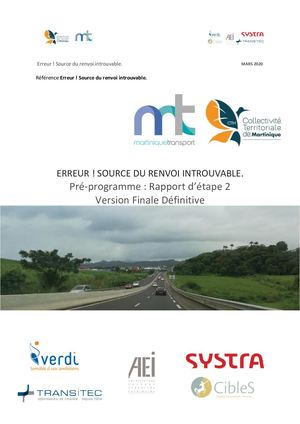 Mission Amo Extension Tcsp Martinique Rapport Etape 2