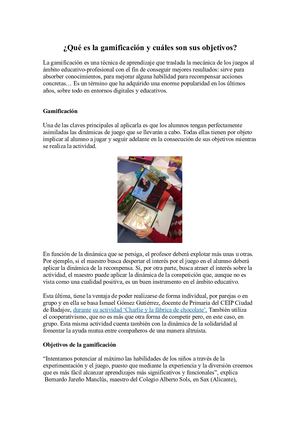 Qué Es La Gamificación Y Cuáles Son Sus Objetivos