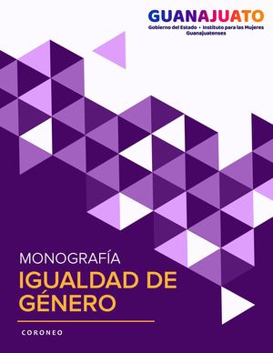 Coroneo. Monografía Igualdad De Género