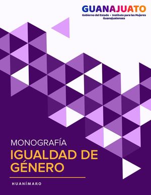 Huanímaro. Monografía Igualdad De Género