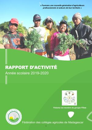 2019-2020 Rapport Annuel Fekama