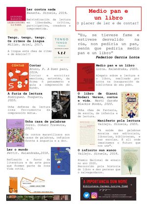 Medio pan e un libro