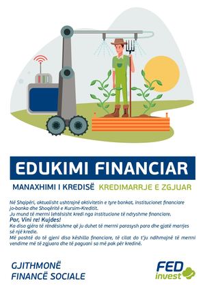 FED invest EDUKIMI FINANCIAR MANAXHIMI I KREDISË KREDIMARRJE E ZGJUAR