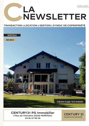 Newsletter Morteau avril