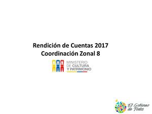 Rendición de Cuentas 2017