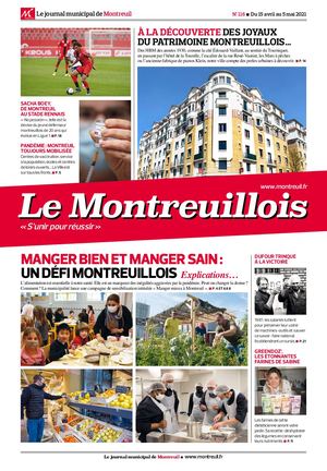 Le Montreuillois n°116 - du 15 avril au 5 mai 2021