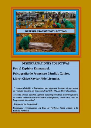 DESENCARNACIONES COLECTIVAS EMMANUEL CHICO XAVIER