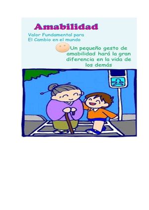 Valor De La Amabilidad