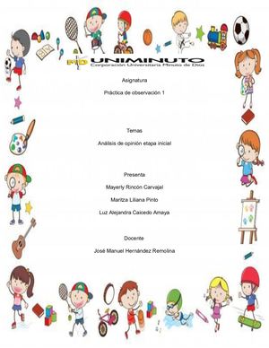 Cartilla Practica De La Observacion