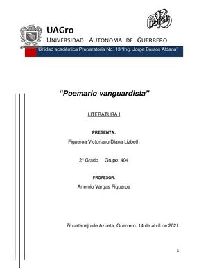 Poemario Vanguardista