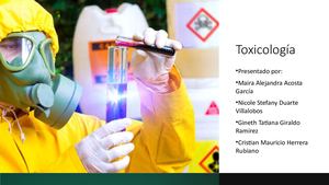 Toxicología Cartilla