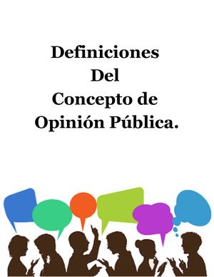 Opinion Publica